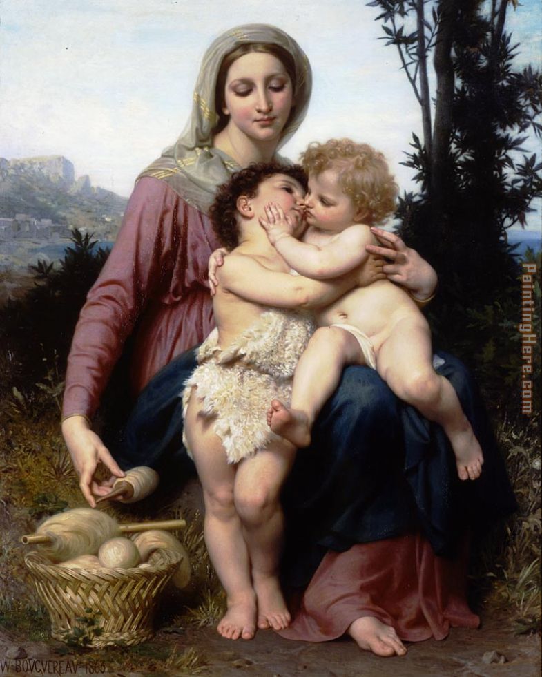 William Bouguereau The Holy Family